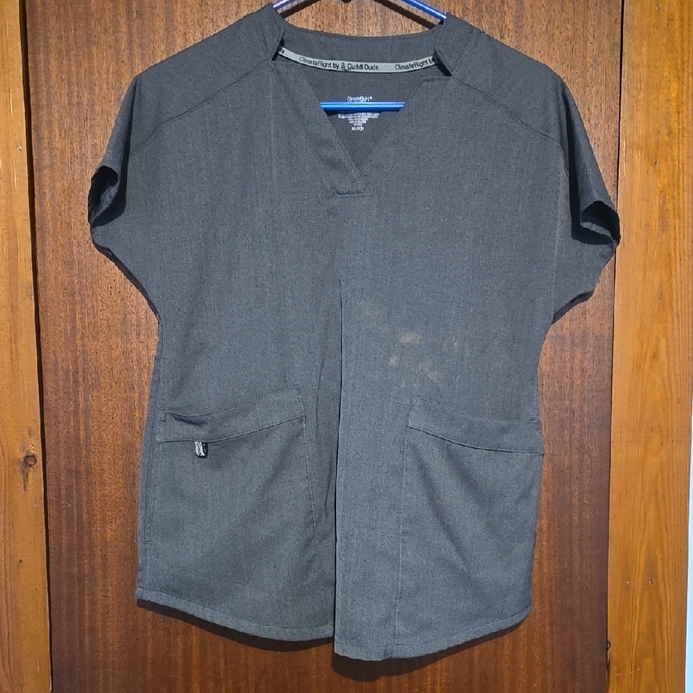 ClimateRight By Cuddl Duds Scrub Top, XS